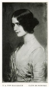 Friedrich August von Kaulbach - Portrait Cléo de Mérode
