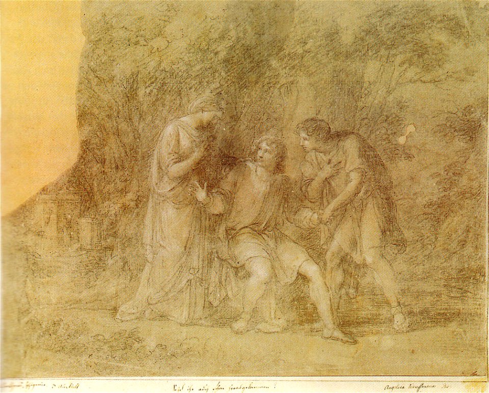 Kauffmann Iphigenie, Orest, Pylades