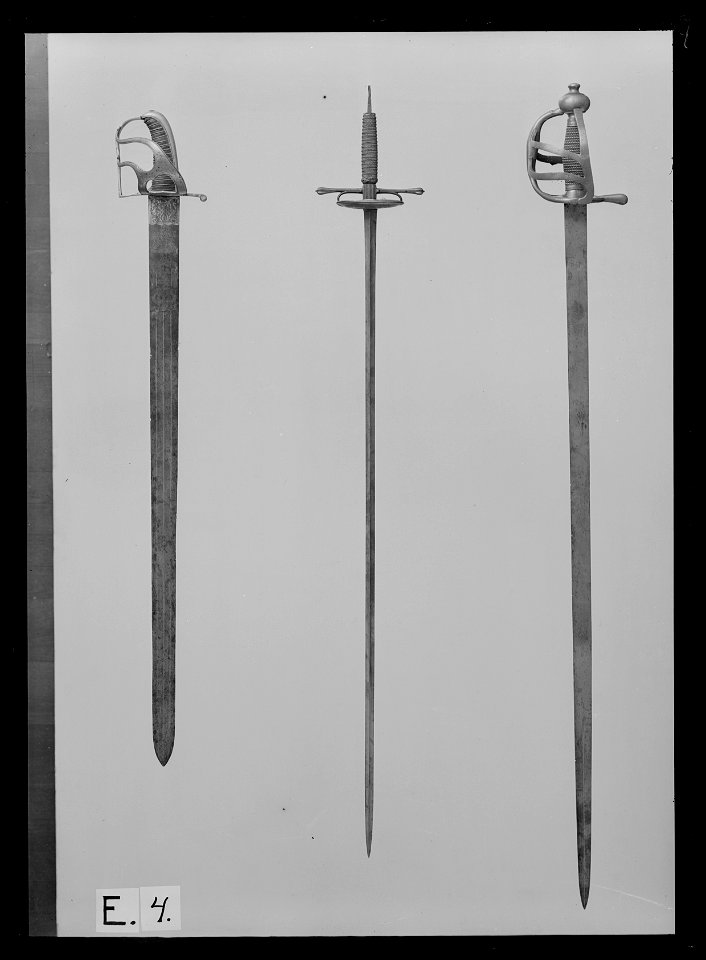 Kavaljersvärja (duellvapen), Frankrike - Tyskland, 1660-talet - Livrustkammaren - 9347