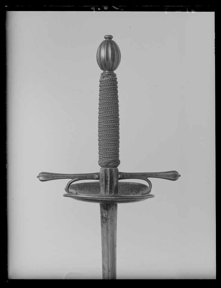Kavaljersvärja (duellvapen), Frankrike, Tyskland, 1660-talet - Livrustkammaren - 70896