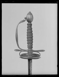 Kavaljersvärja, duellvapen, Frankrike 1660-1680 c - Livrustkammaren - 28074