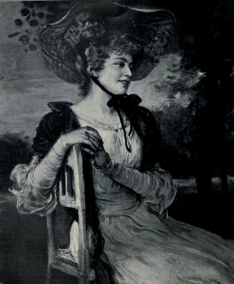 Friedrich August von Kaulbach - Bildnis Fräulein G.