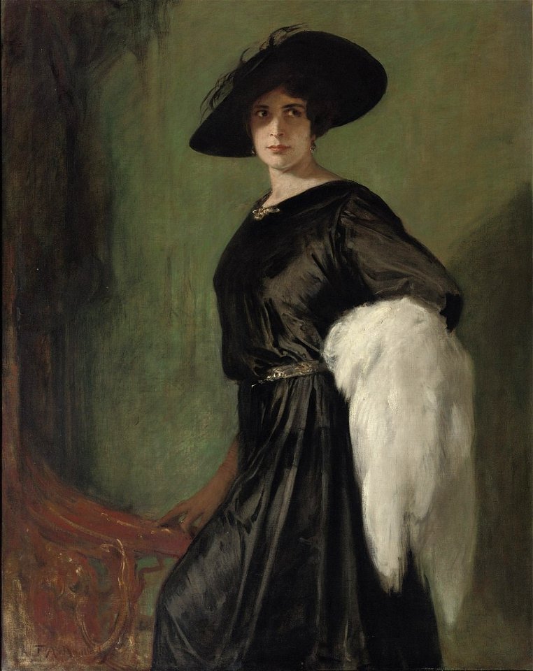 Friedrich August von Kaulbach - Portrait of the actress Hanna Ralph