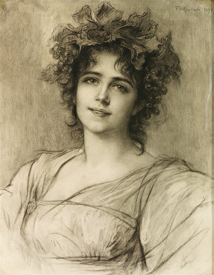 Friedrich August von Kaulbach Bacchantin 1897