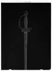 Kavaljersvärja, Frankrike ca 1720-1740 - Livrustkammaren - 18031-negative