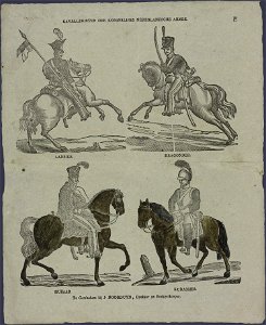 Kavalleristen der Koninklijke Nederlandsche Armee-Catchpenny print-SMC K 0010