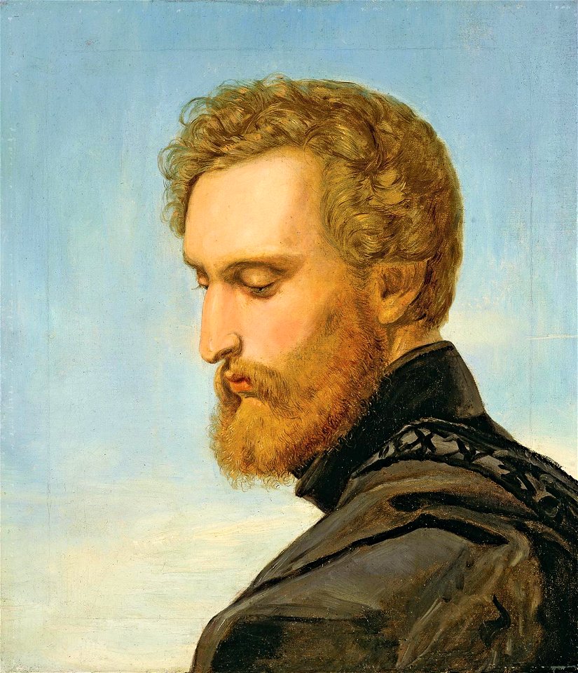 Kaulbach Portrait des Malers Heinlein