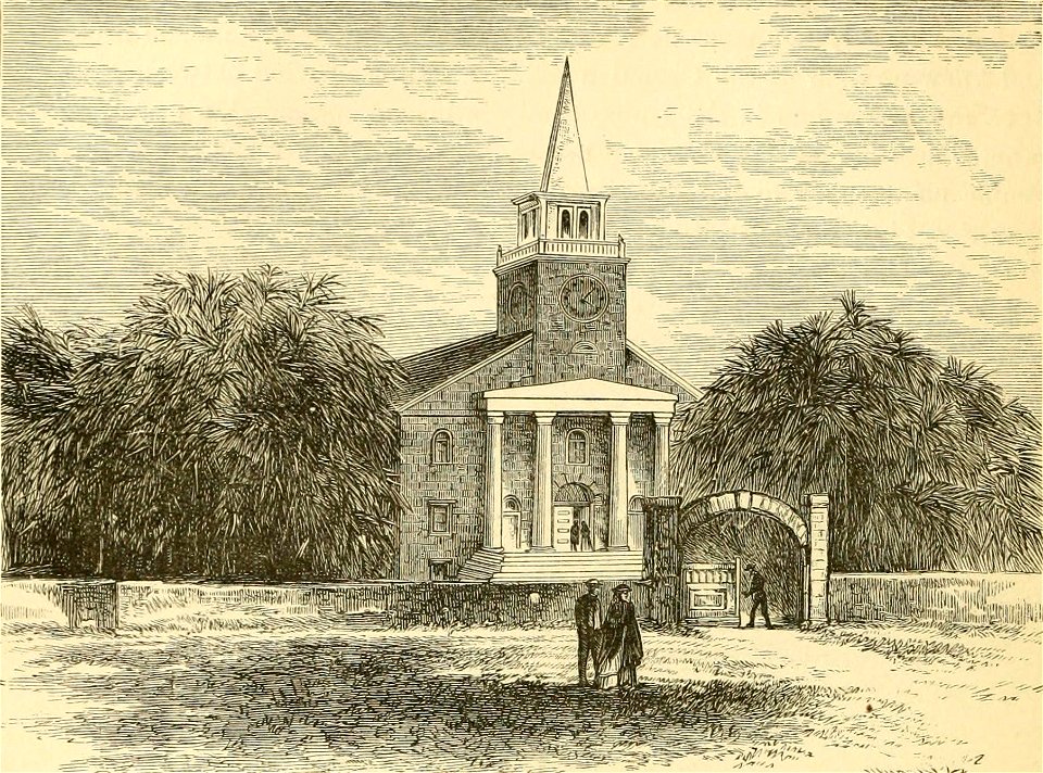 Kawaiahao Church illustration, c. 1870s