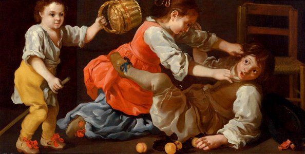 Bernhard Keil - Bickering children (Allegory of sense of touch)
