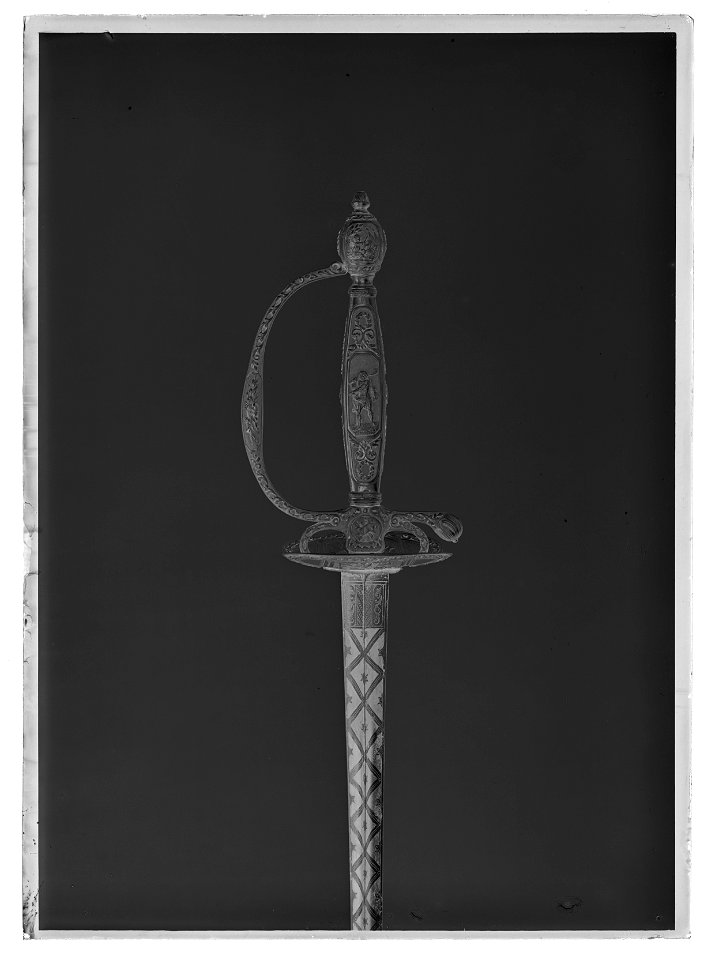 Kavaljersvärja, Paris 1789 - Livrustkammaren - 26218-negative