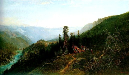 Mount Hood from Hood River by William Keith
