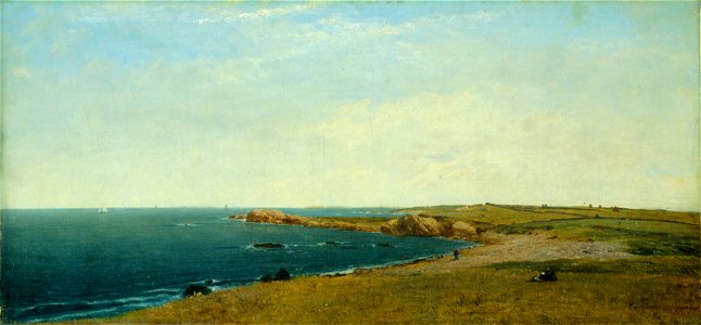 John Frederick Kensett - Near Newport - 1944.686 - Art Institute of Chicago