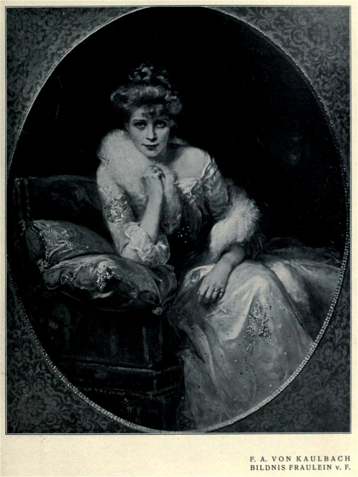 Friedrich August von Kaulbach - Bildnis Fräulein von F.
