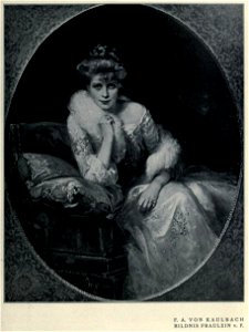 Friedrich August von Kaulbach - Bildnis Fräulein von F.