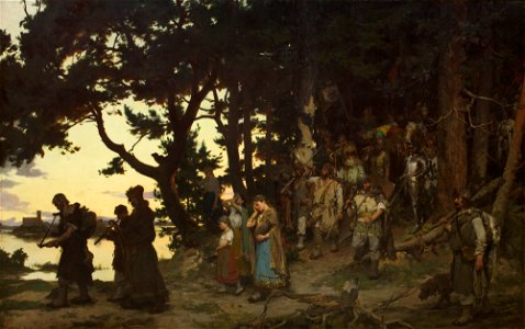 Kazimierz Alchimowicz - Funeral of Gediminas - MNK II-a-241 - National Museum Kraków