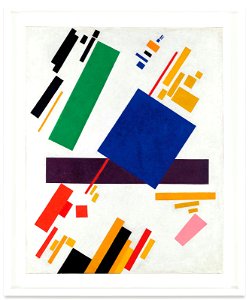 Kazimir malevich suprematist composition. Free illustration for personal and commercial use.