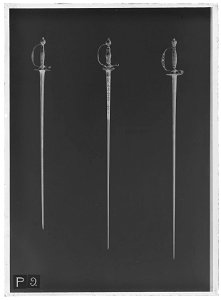 Kavaljersvärja, Frankrike ca 1775 - Livrustkammaren - 791-negative