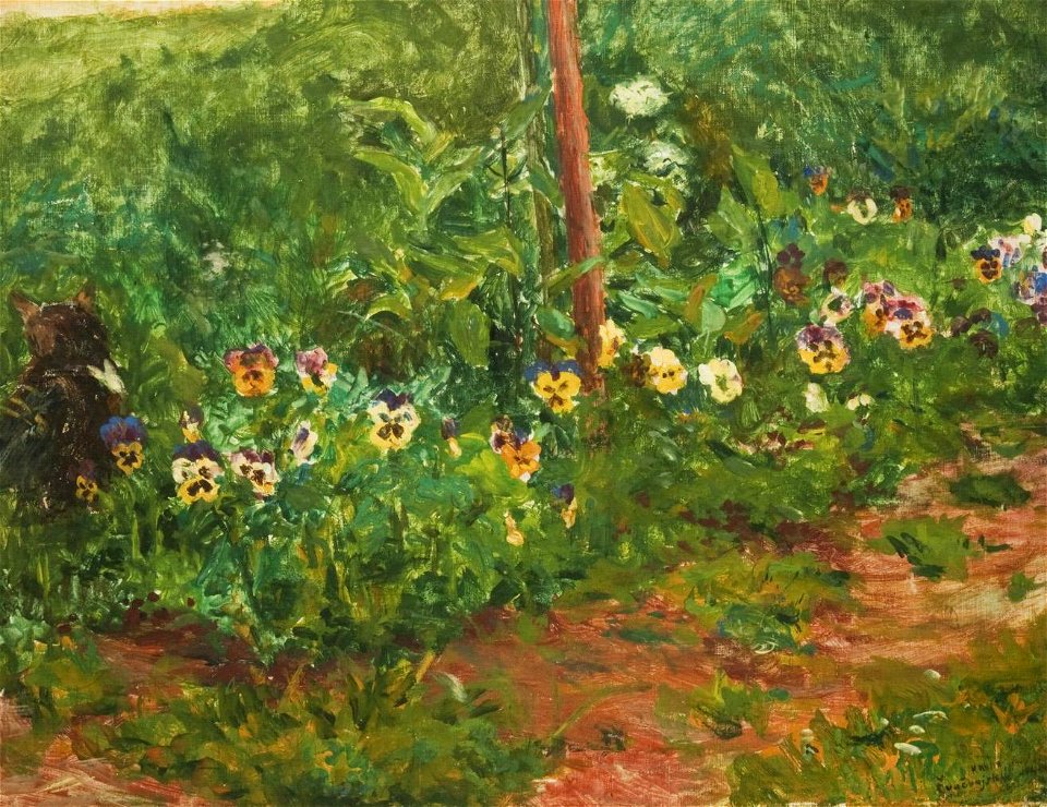Frantisek Kaván Stiefmütterchen 1909