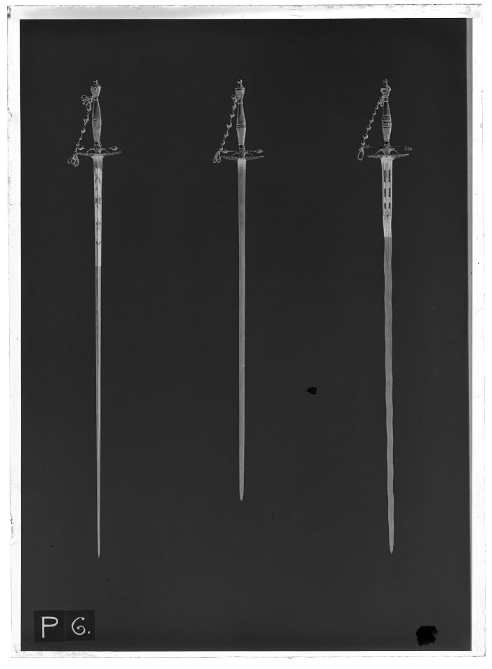 Kavaljersvärja, Frankrike ca 1800-1810 - Livrustkammaren - 60714-negative