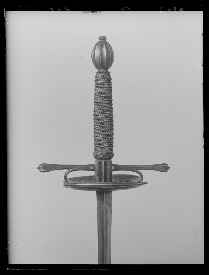 Kavaljersvärja (duellvapen), Frankrike, Tyskland, 1660-talet - Livrustkammaren - 79456