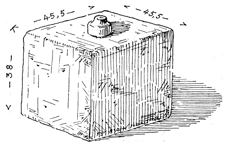 Kerameikos Grabbezirk des Agathon und Sosikrates, Basis einer Marmorlekythos (Der Friedhof am Eridanos, Abb. 42)