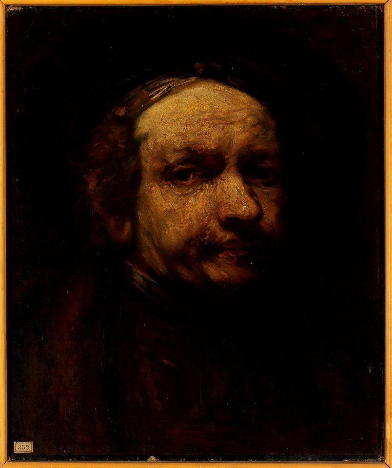 Kazimierz Mordasewicz - Copy of Rembrandt's “Self-portrait” - MP 2199 MNW - National Museum in Warsaw