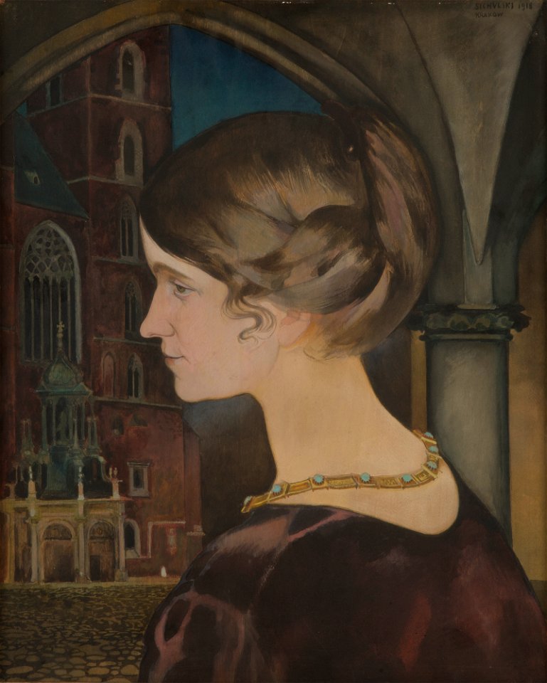 Kazimierz Sichulski - Portrait of Maria Sobolewska - MNK II-b-675 - National Museum Kraków