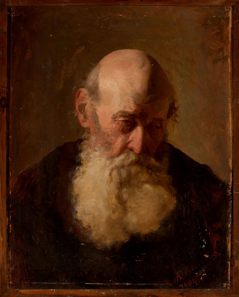 Kazimierz Alchimowicz - Study of an old man's head - 181922 MNW ...