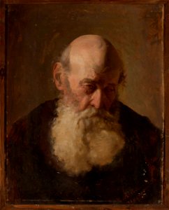 Kazimierz Alchimowicz - Study of an old man's head - 181922 MNW - National Museum in Warsaw