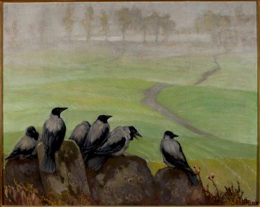 Kazimierz Stabrowski - Crows – Council of Seniors - MP 458 MNW - National Museum in Warsaw
