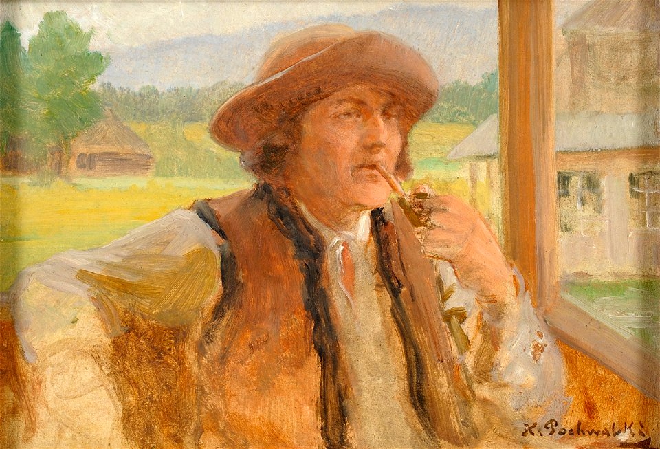 Kazimierz Pochwalski Rauchender Pole