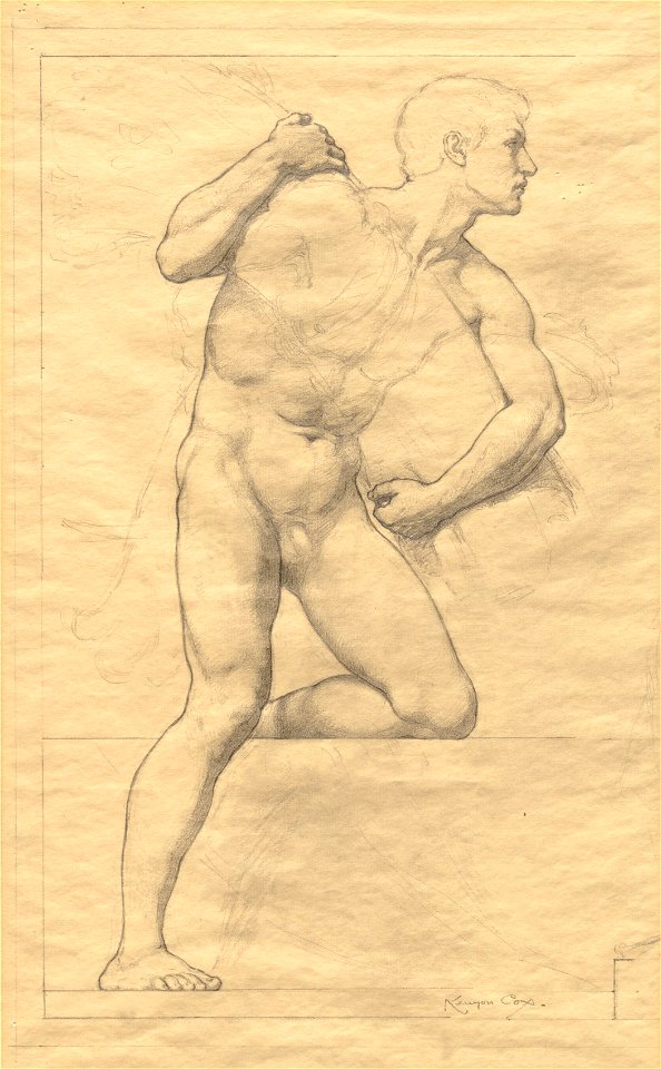 Kenyon Cox (American, 1856-1919) - Sketch - 1916.1078 - Cleveland Museum of Art