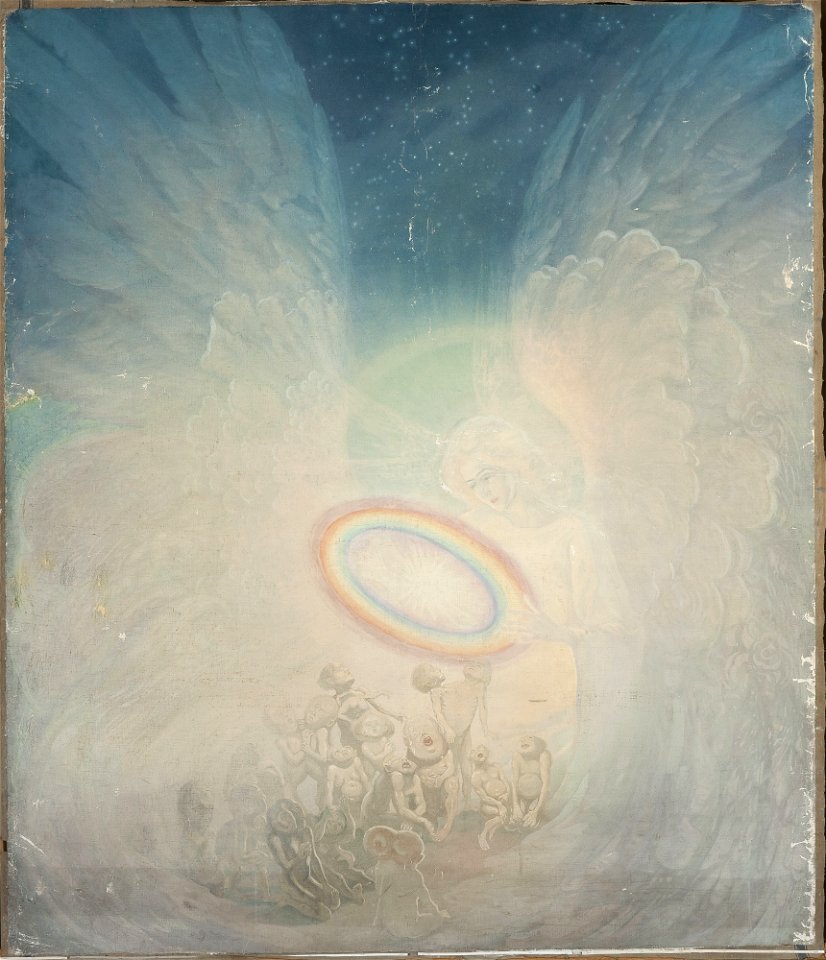 Kazimierz Stabrowski - Angel and monsters - MP 4683 MNW - National Museum in Warsaw