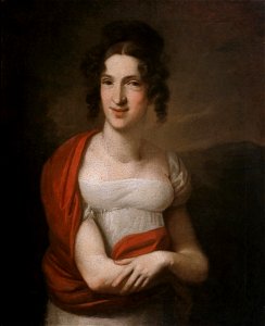 Kazimierz Wojniakowski Portret damy w empirowej sukni około 1810 Muzeum Śląskie w Katowicach
