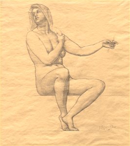 Kenyon Cox (American, 1856-1919) - Sketch - 1916.1073 - Cleveland Museum of Art