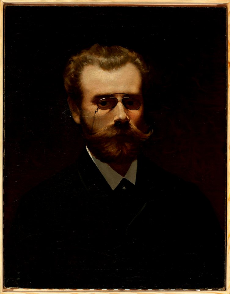 Kazimierz Mirecki - Portrait of Walerz Brochocki, painter - MP 2195 MNW - National Museum in Warsaw
