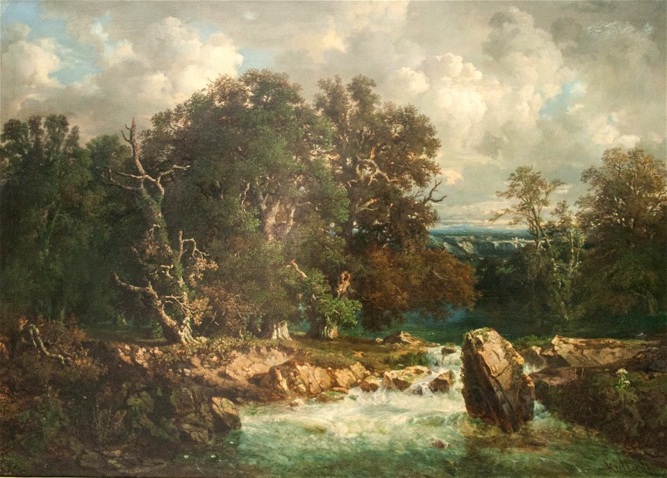 Frans Keelhoff - River Landscape