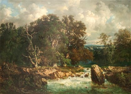 Frans Keelhoff - River Landscape