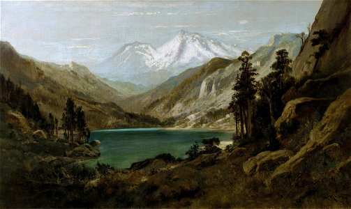 Mount Shasta from Castle Lake by William Keith
