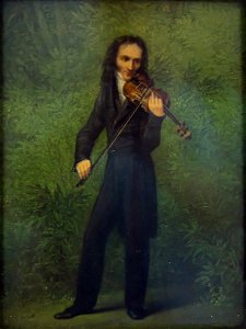 Georg Friedrich Kersting - Der Geiger Niccolò Paganini (ca. 1829)