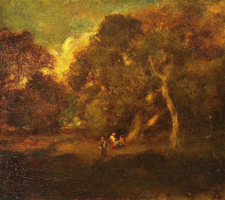 Wooded Landscape by William Keith
