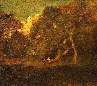 Wooded Landscape by William Keith