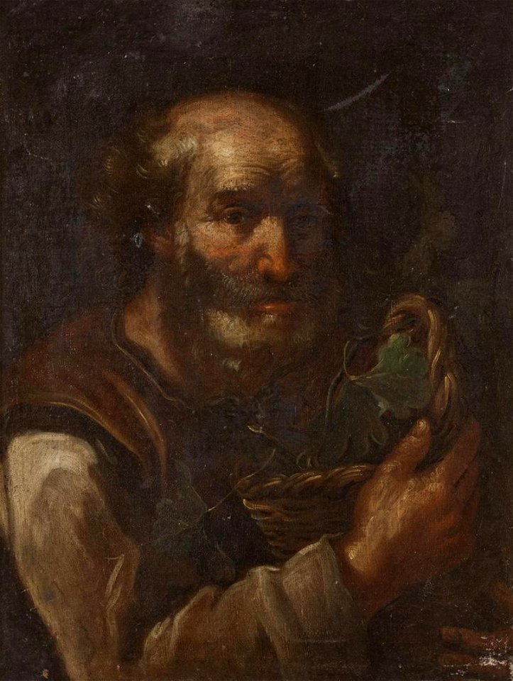Monsù Bernardo - Vecchio contadino con cesta