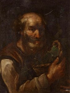 Monsù Bernardo - Vecchio contadino con cesta