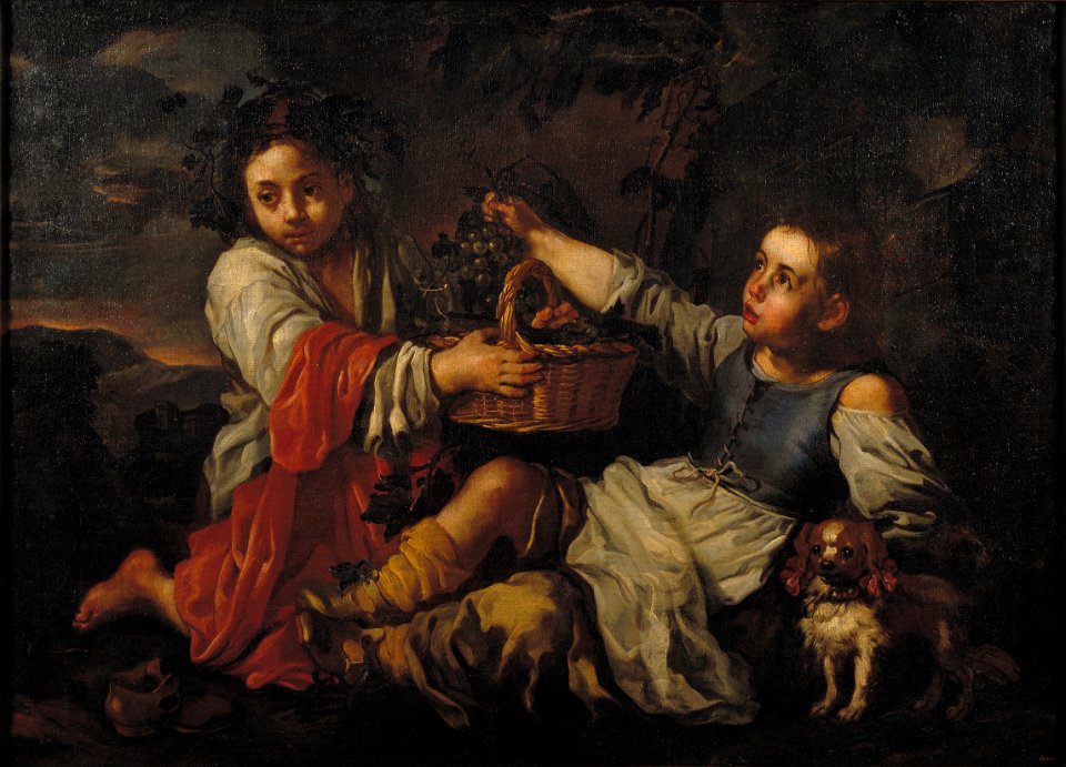 Bernhard Keil, 'Monsu Bernardo' - Children with Grapes - Google Art Project