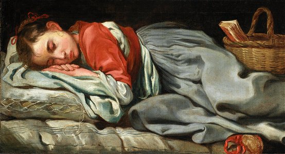 Bernhard Keil - Young Girl sleeping