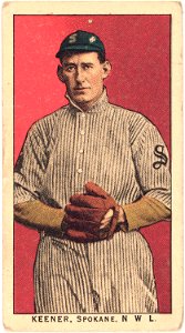 Keener, Spokane Team, baseball card portrait LCCN2008676964