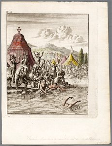 Keizer Frederik Barbarossa verdrinkt in de Cidnus, objectnr A 41609