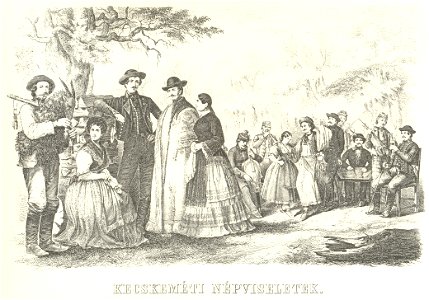 Kecskeméti népviseletek 1853