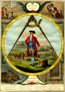 Keep within Compass and you shall be sure, to avoid many troubles which others endure (BM 1935,0522.3.62)
